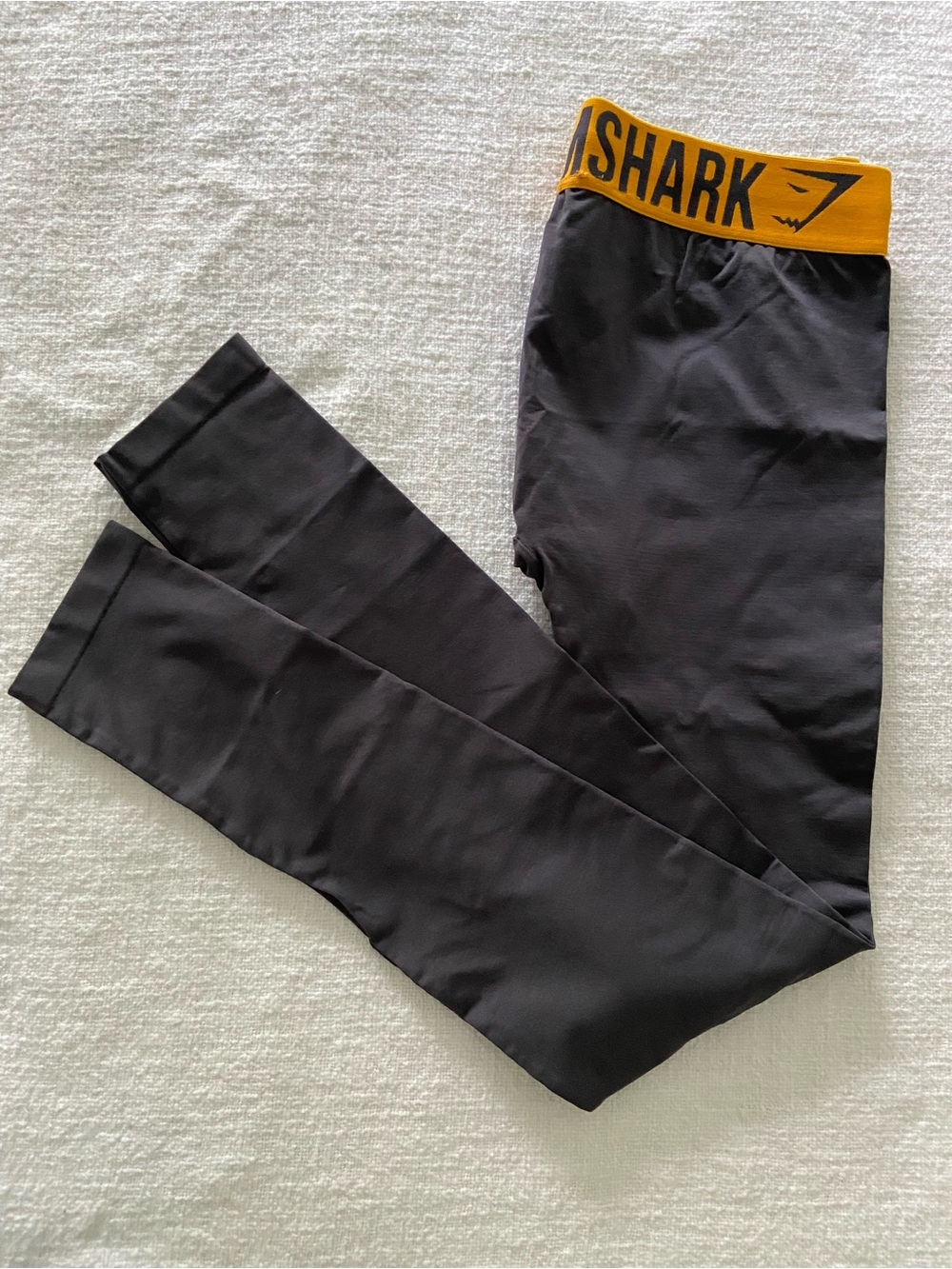 Gymshark Leggings Women’s Medium Gray/Charcoal Yellow/Gold